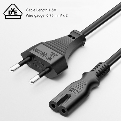 250V 2.5A VDE Power Cord